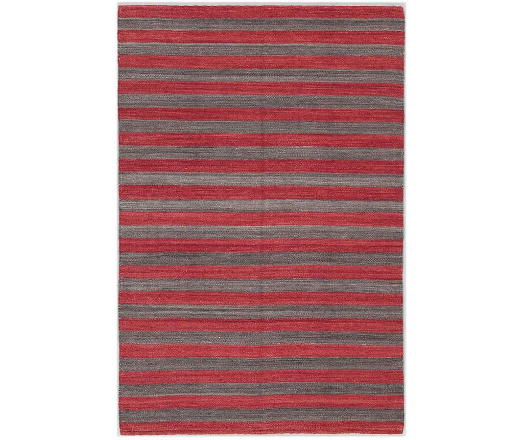 Covor Stripes Red&Charcoal 170x240 cm - Jalal, Rosu de la Jalal